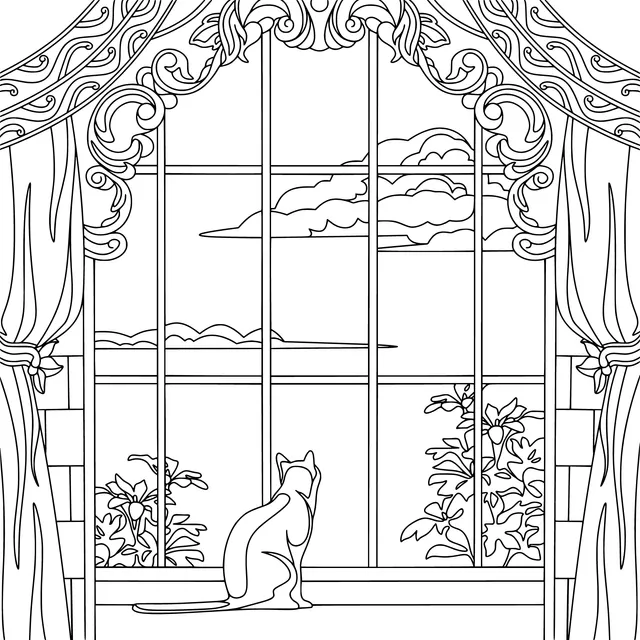 Cat by the Window