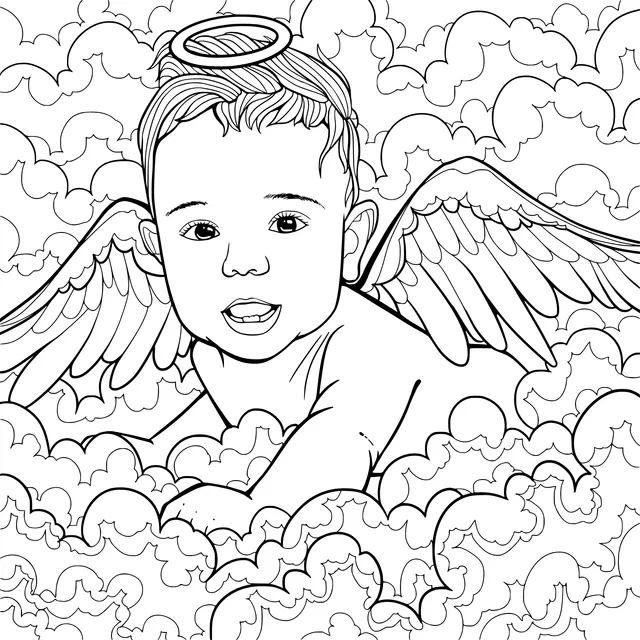Little Angel in the Clouds