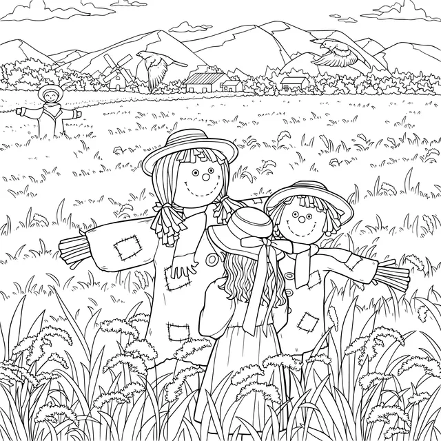 Scarecrows in the Field