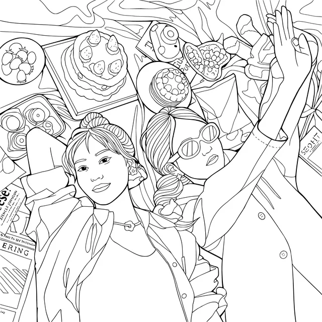 The Cozy Time of Girlfriends