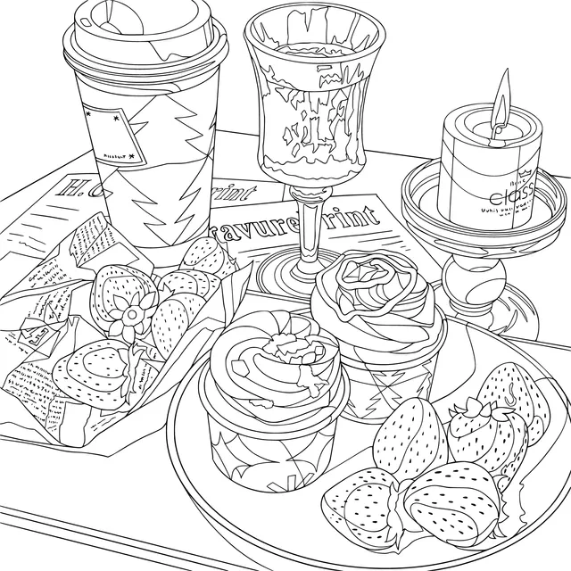 A Cozy Combination of Desserts and Drinks