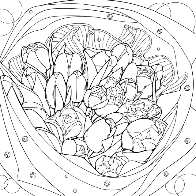 Colorful Tulip Bouquet