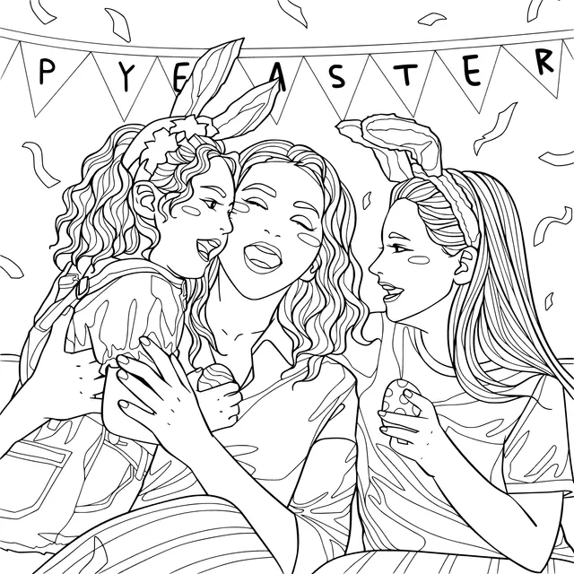 Happy Family Time on Easter