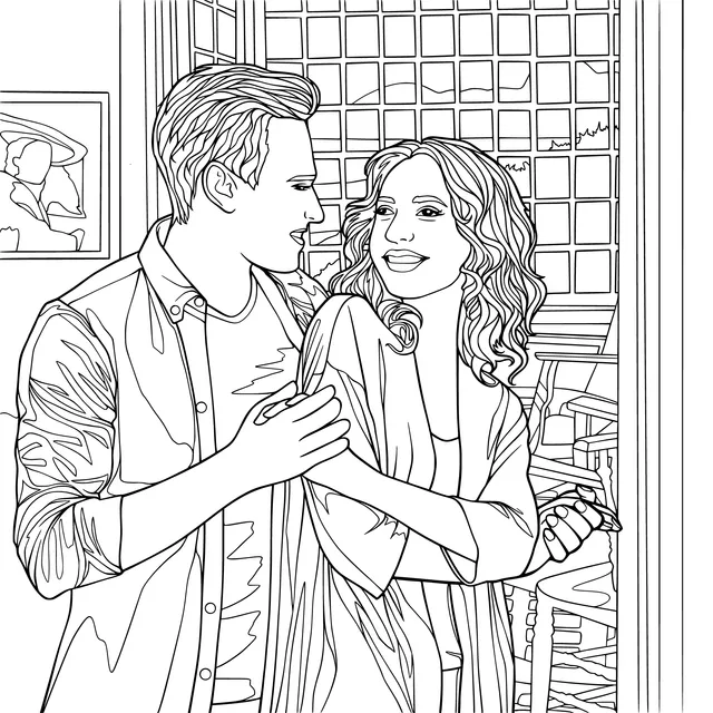 Couple looking at each other tenderly