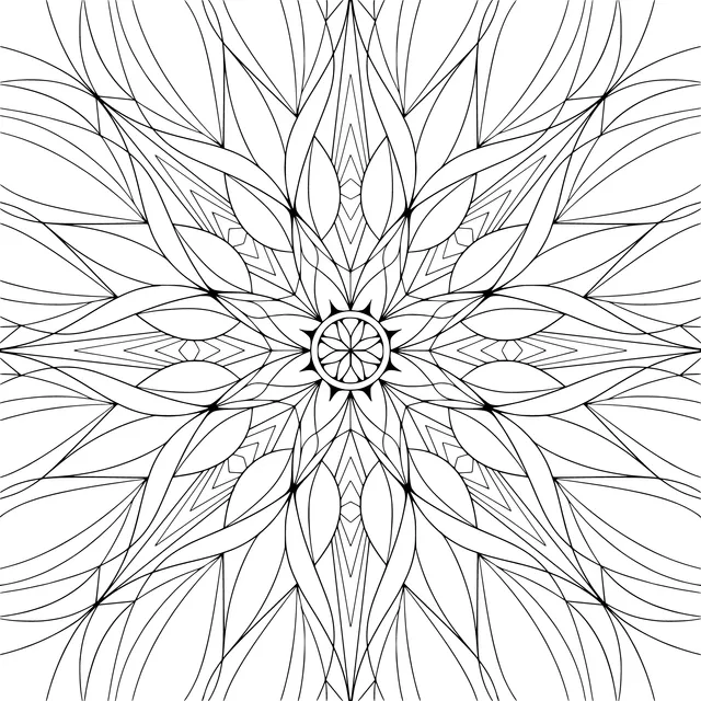 Gorgeous Geometric Mandala Pattern
