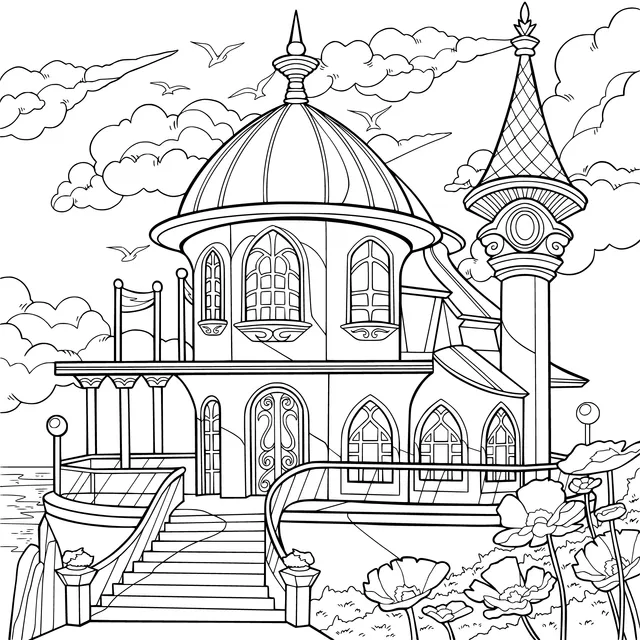 Dreamy Seaside Castle