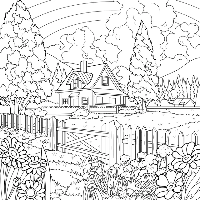 A Beautiful Cottage in the Countryside