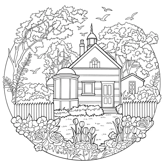 Red House in the Garden