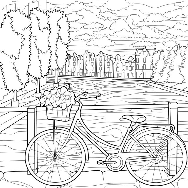 Bicycle by the River