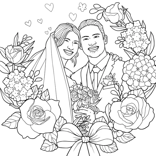 Happy Moment of Newly - weds