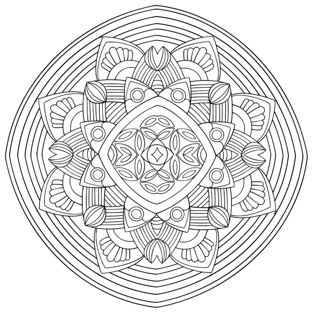 Exquisite Mandala Pattern