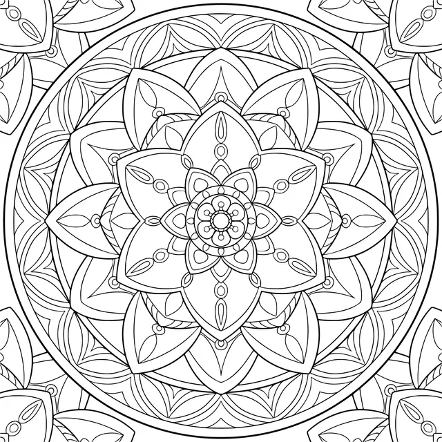 Exquisite Mandala Pattern