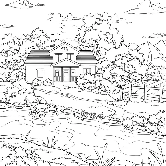 Riverside Rustic Cottage