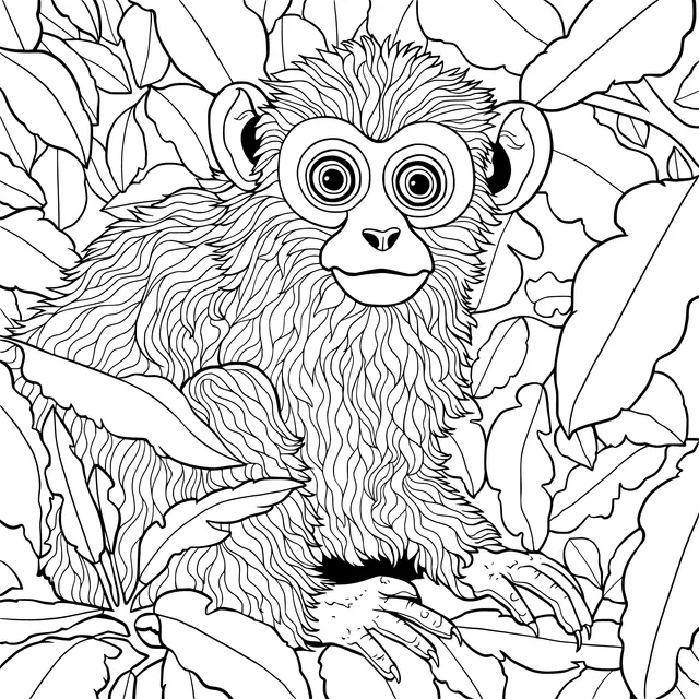 Monkey in the Jungle