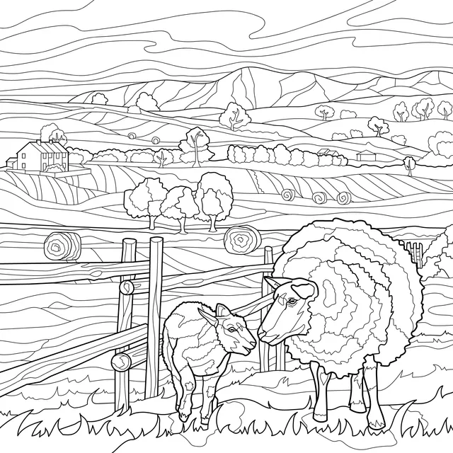 Rural Pastoral Scene
