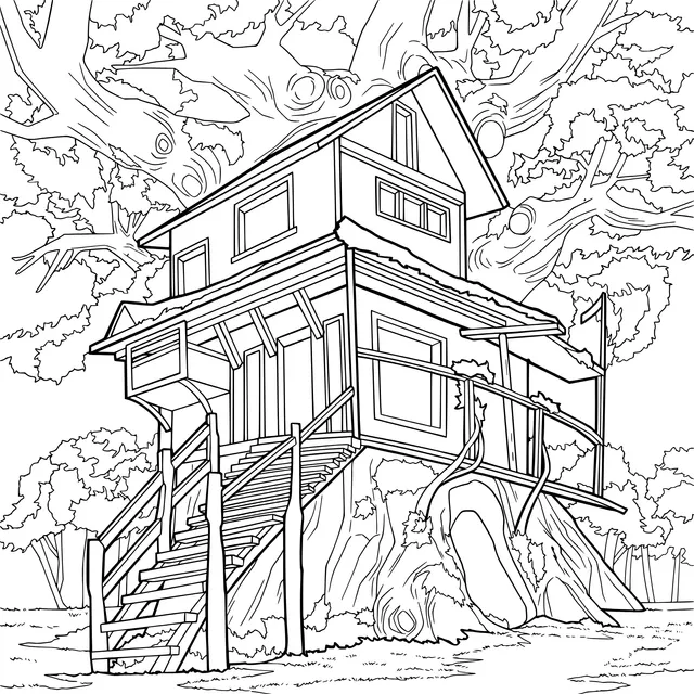 Fairytale - style Treehouse