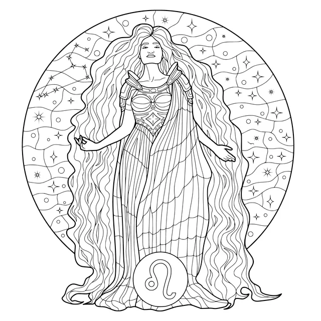 Leo Constellation Goddess