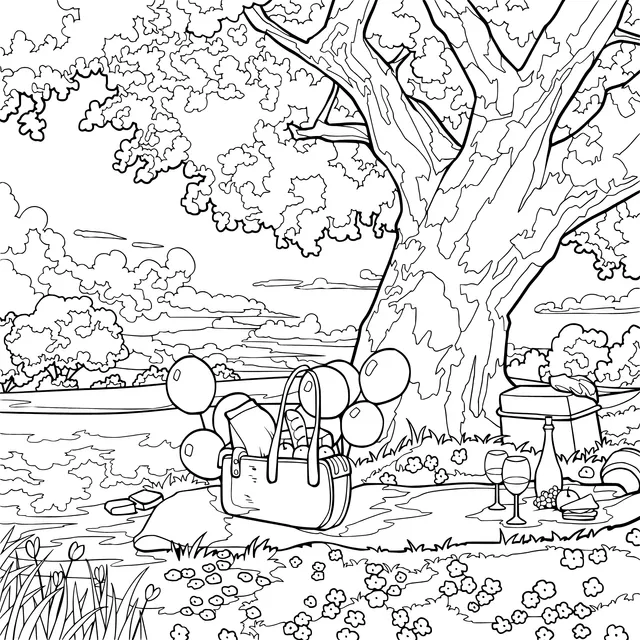 Picnic Time under the Tree