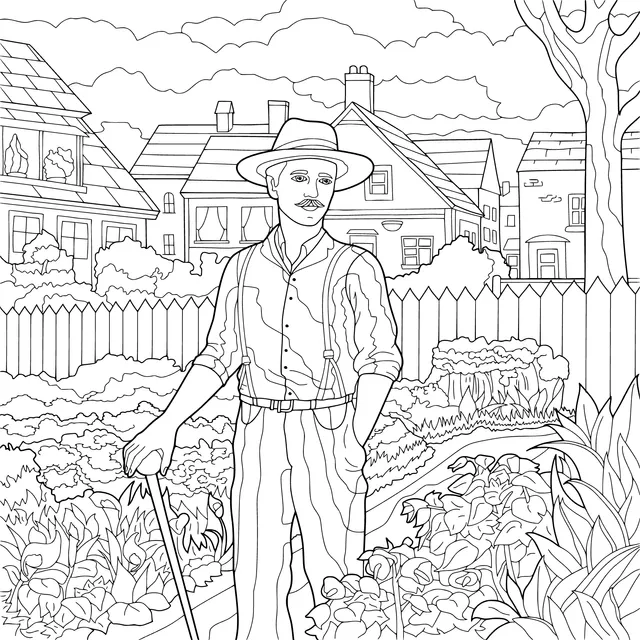 Man in the Garden