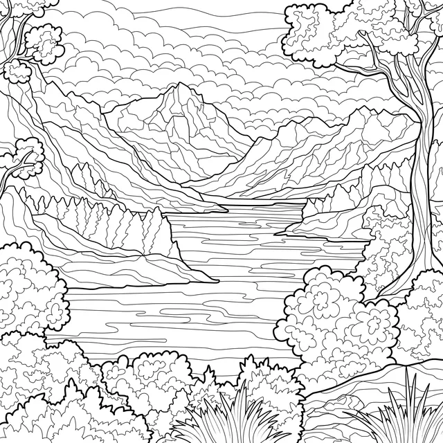 Mountain - water scenery