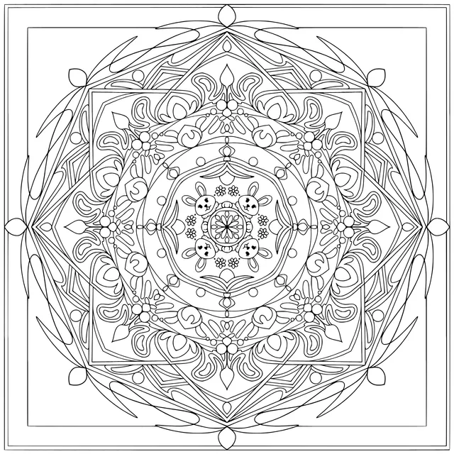 Exquisite Mandala Pattern