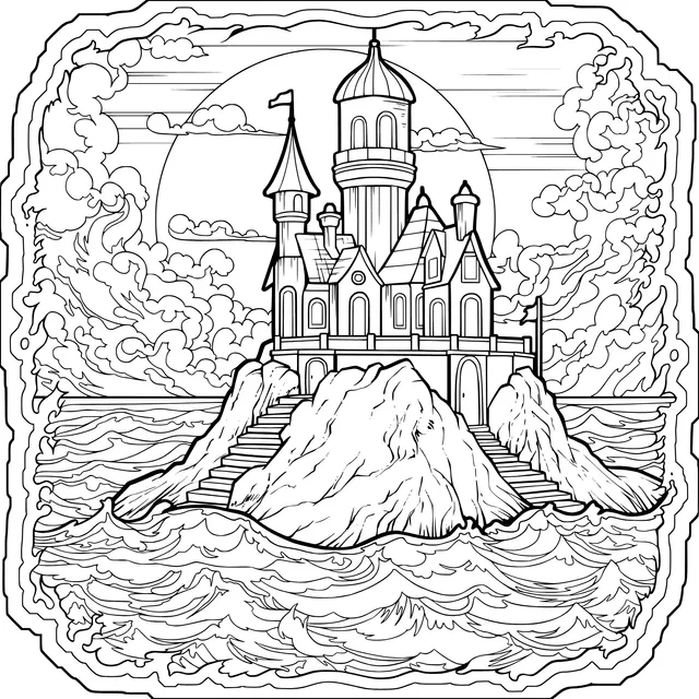 Lonely Castle on the Sea