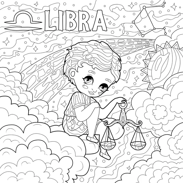 Libra Illustration