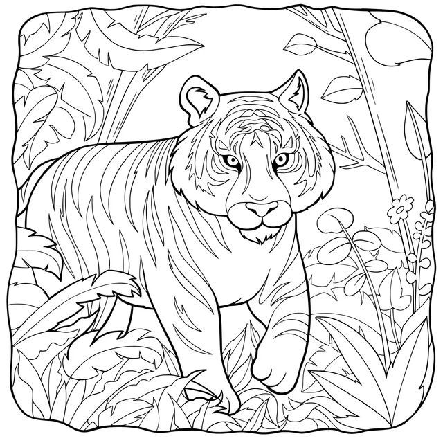 Tiger in the Jungle