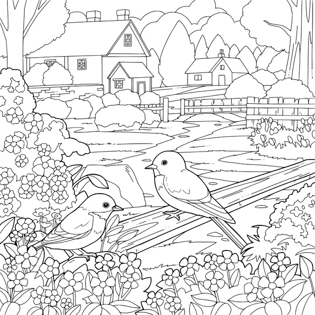 Birds in the Countryside