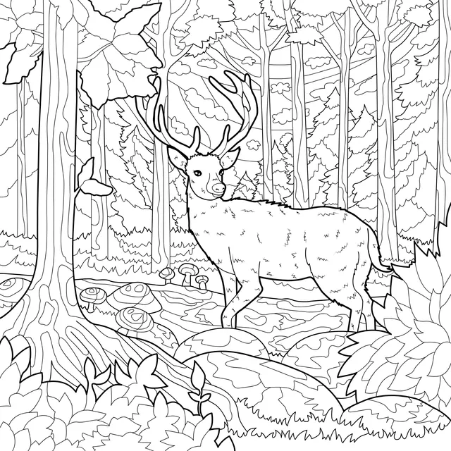 Deer in the Forest