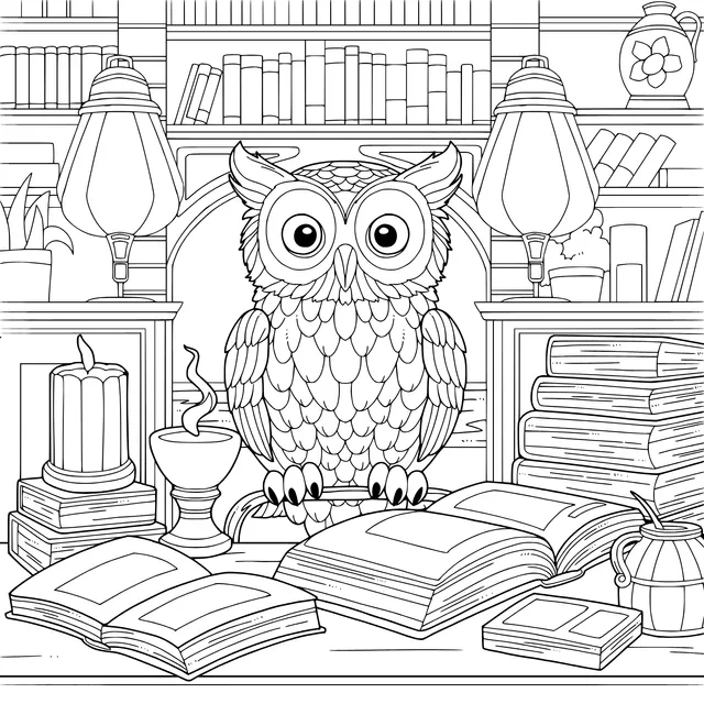 Owl in the Study