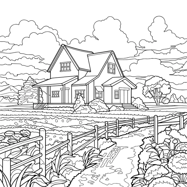 Beautiful house in the countryside