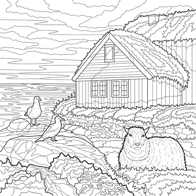 Lakeside Cottage and Animals