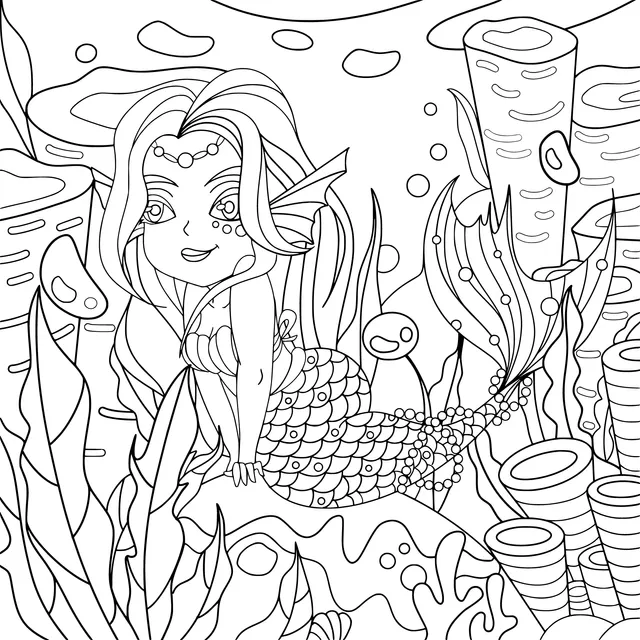 Little Mermaid Under the Sea