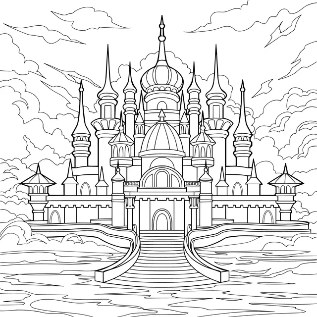 Dreamy Pink Castle