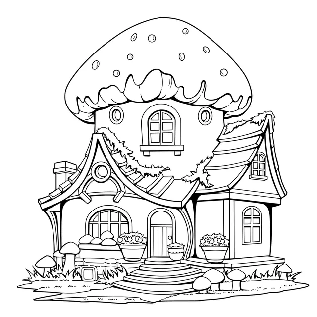Fairy - tale Mushroom House