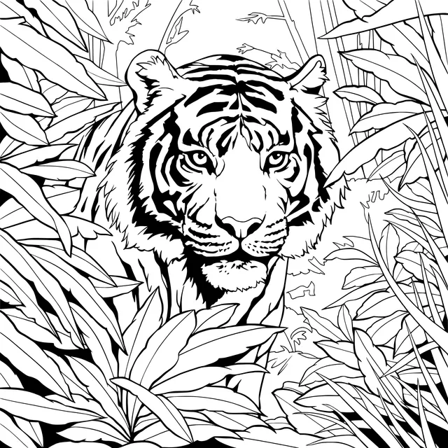Tiger in the Jungle