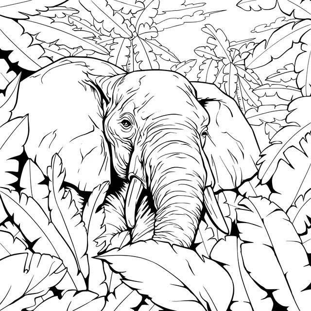 Elephant in the Jungle