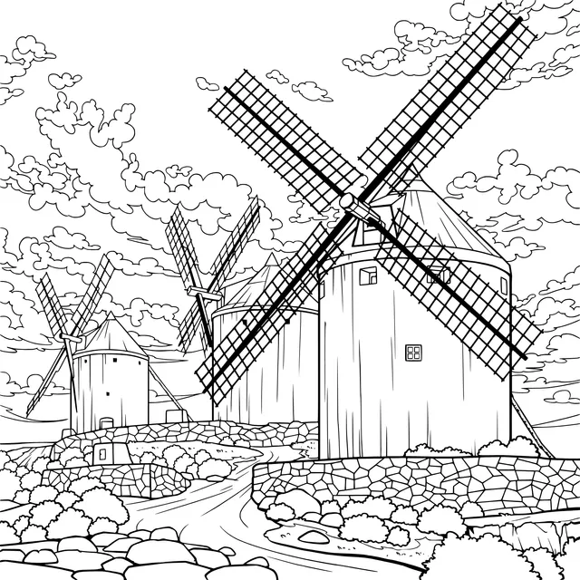 Windmill Landscape