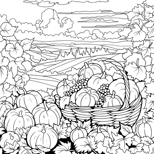 Harvest Rural Scenery