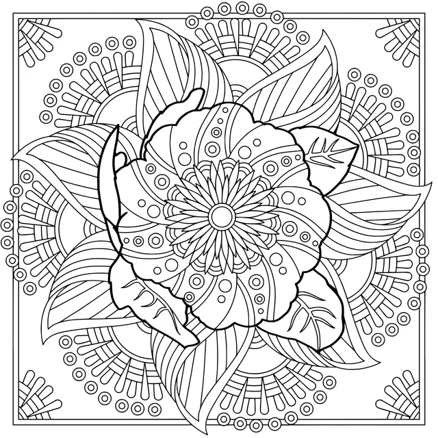 Floral Mandala Pattern