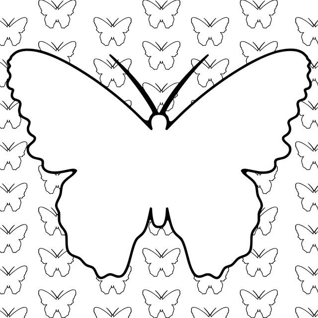 Rural Scenery on Butterfly Wings