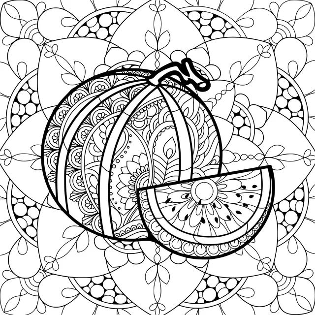 mandala 西瓜