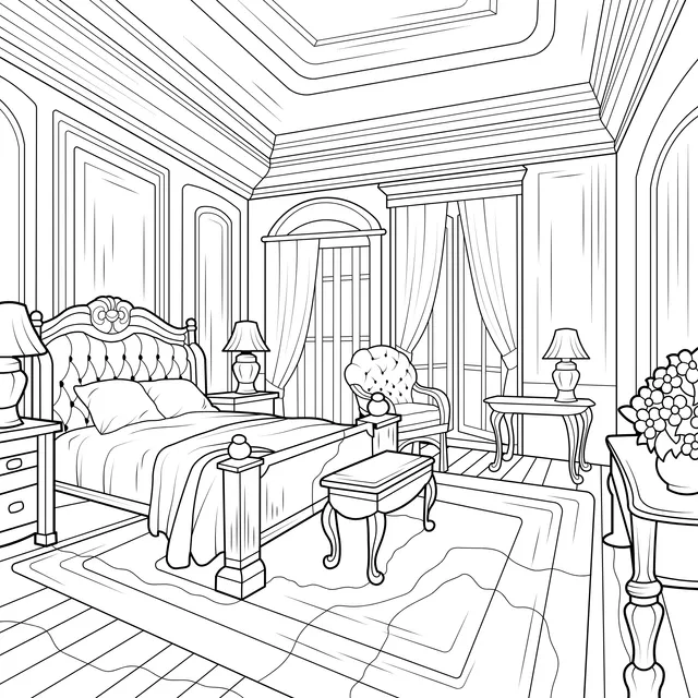 Gorgeous Bedroom Scene