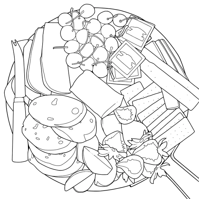 Cheese and Fruit Platter