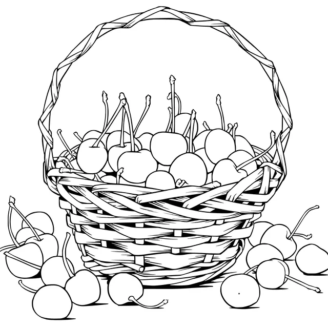 A Basket of Cherries