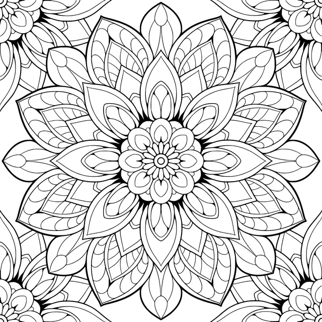 Gorgeous Floral Geometric Pattern