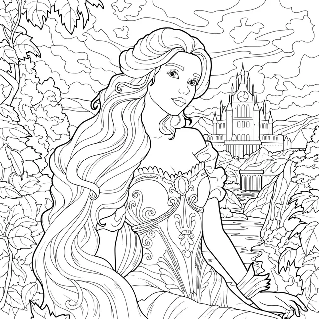 The Red - Haired Princess in a Fairy Tale