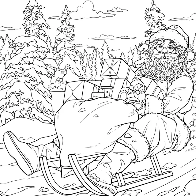 Santa Claus on a Sleigh