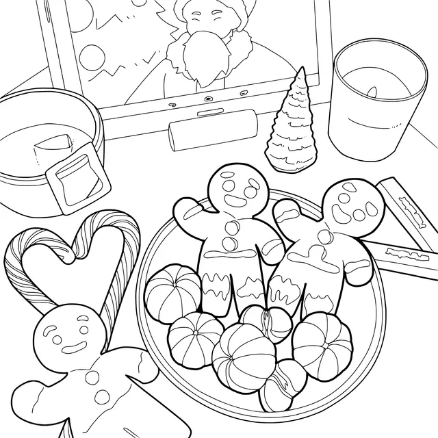 Cozy Christmas Snacking Time